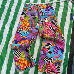 NOOWORKS linen catalina pant in party time